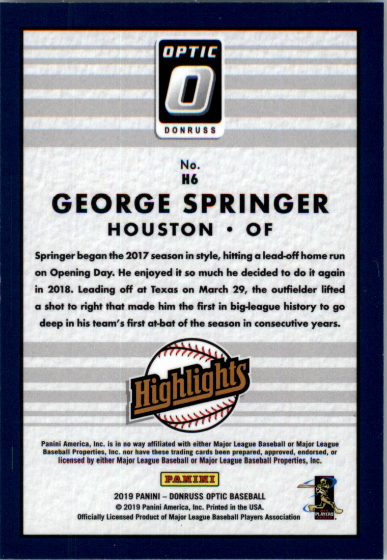 B2590- 2019 Donruss Optic BB Assorted Insert Cards -You Pick- 15+ FREE US SHIP - Picture 23 of 60