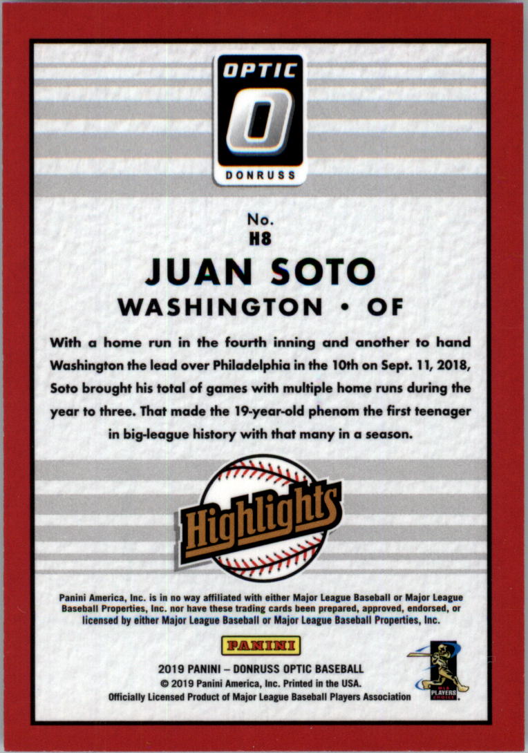B2590- 2019 Donruss Optic BB Assorted Insert Cards -You Pick- 15+ FREE US SHIP - Picture 25 of 60