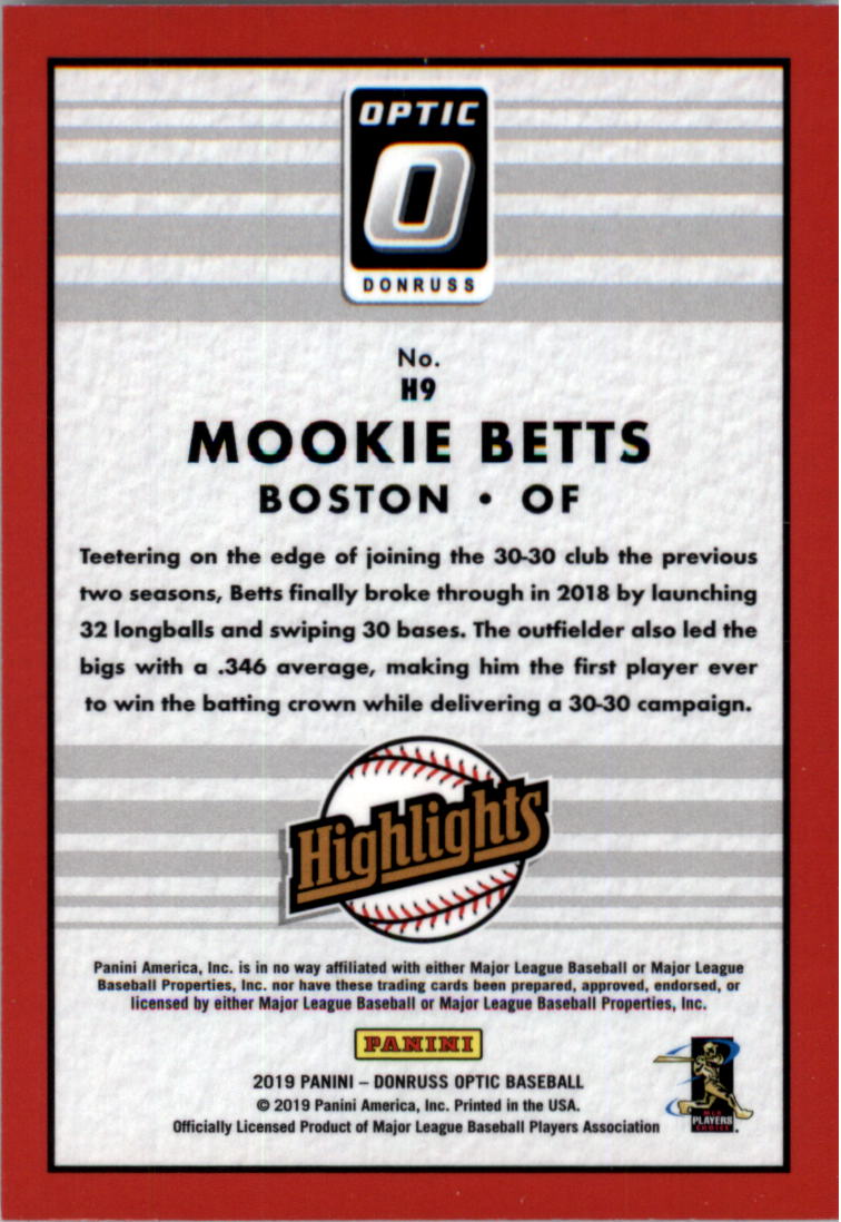 B2590- 2019 Donruss Optic BB Assorted Insert Cards -You Pick- 15+ FREE US SHIP - Picture 27 of 60
