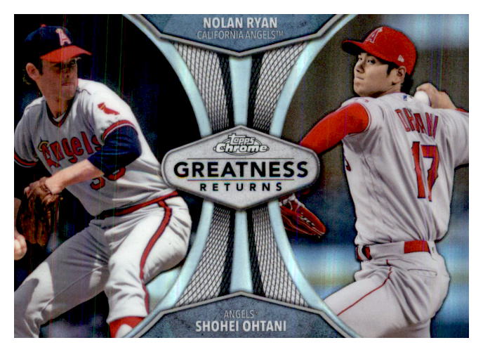 2019 Topps Chrome Greatness Returns #GRE3 Nolan Ryan/Shohei Ohtani