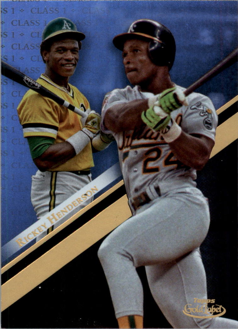 2019 Topps Gold Label Class 1 #72 Rickey Henderson