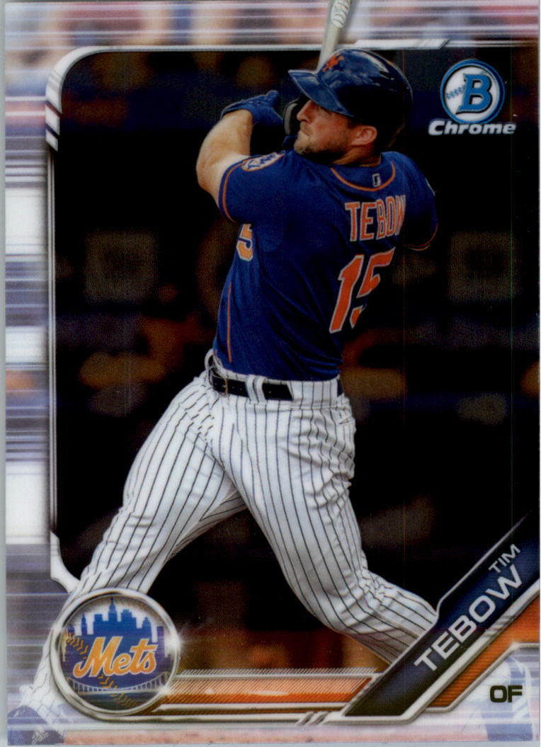 2019 Bowman Chrome Draft #BDC92 Tim Tebow