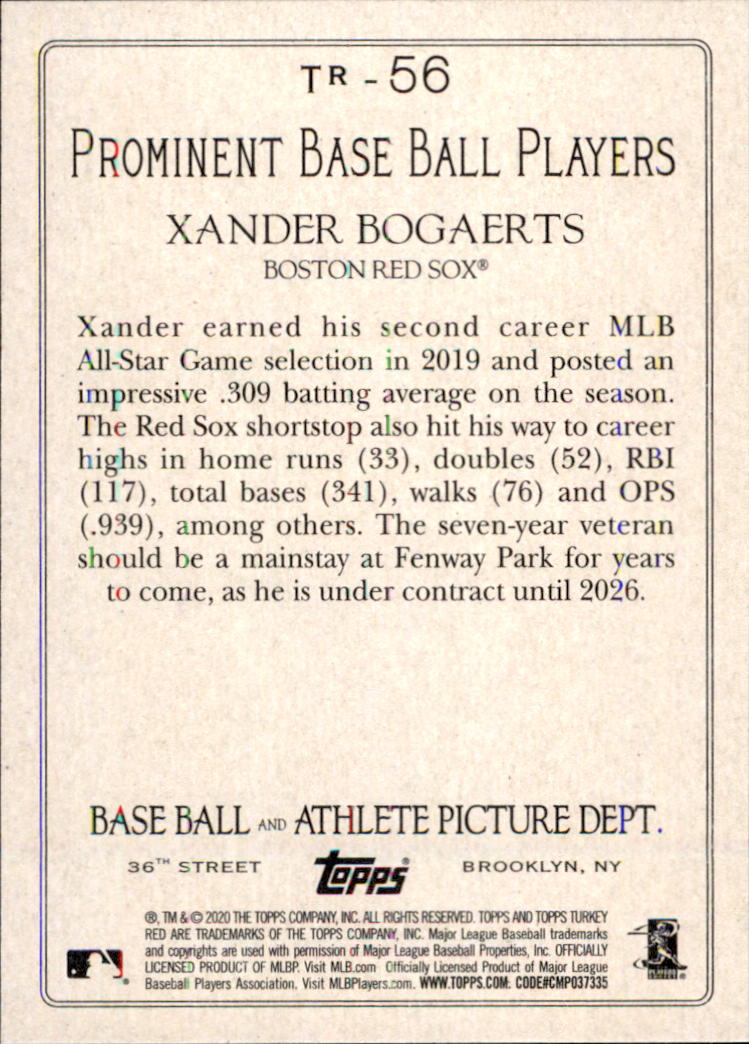 A7292- 2020 Topps Turkey Red '20 BB Card #s 1-200 -You Pick- 15+ FREE US SHIP - Picture 85 of 138