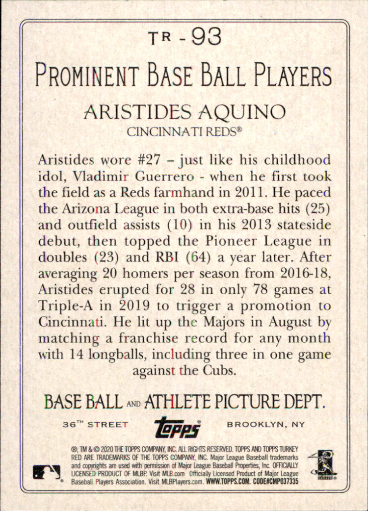 A7292- 2020 Topps Turkey Red '20 BB Card #s 1-200 -You Pick- 15+ FREE US SHIP - Picture 131 of 138