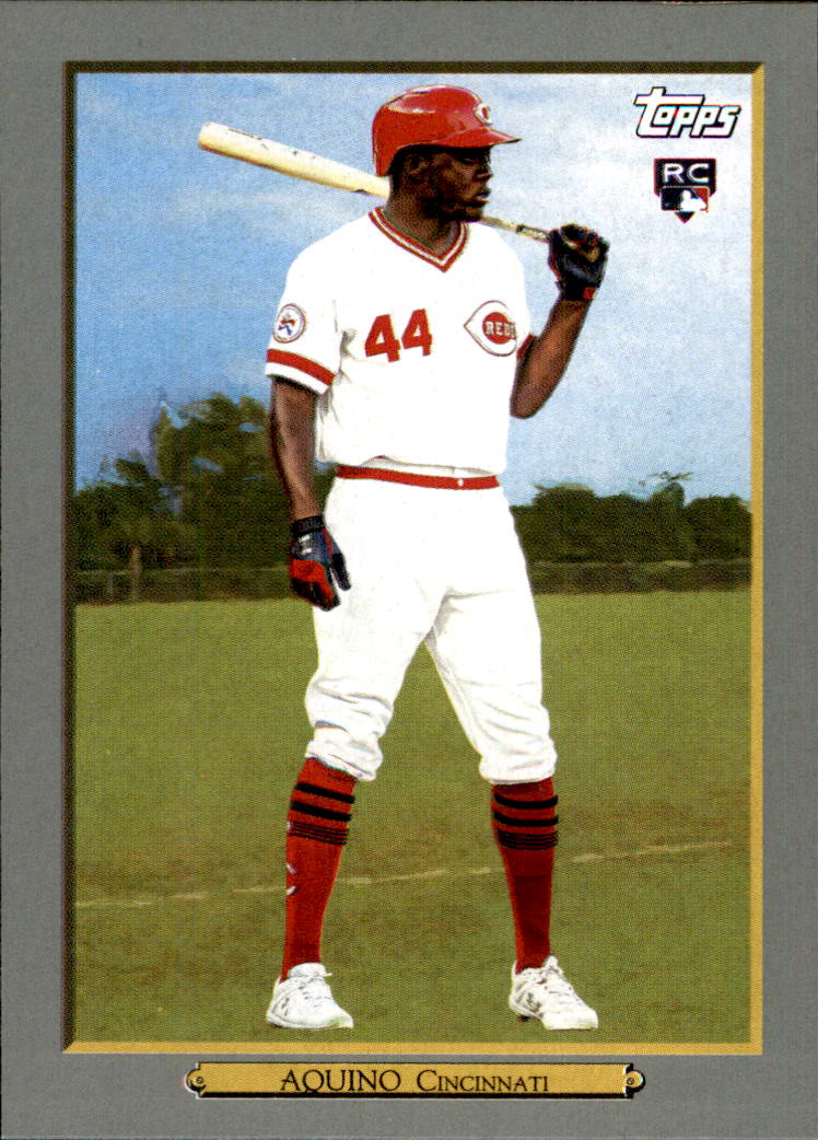 Aristides Aquino 2021 Topps Heritage #547 Cincinnati Reds Baseball