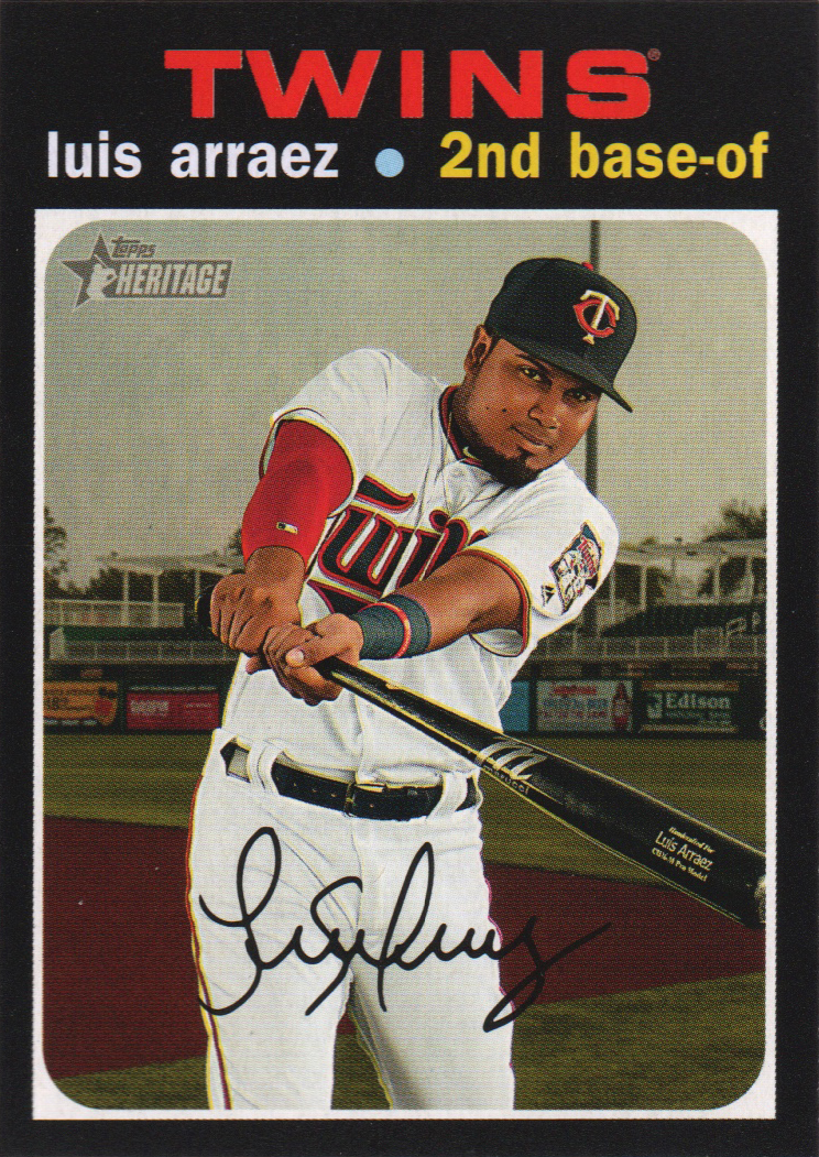  2022 Topps Heritage #237 Luis Arraez Minnesota Twins V92085 :  Collectibles & Fine Art