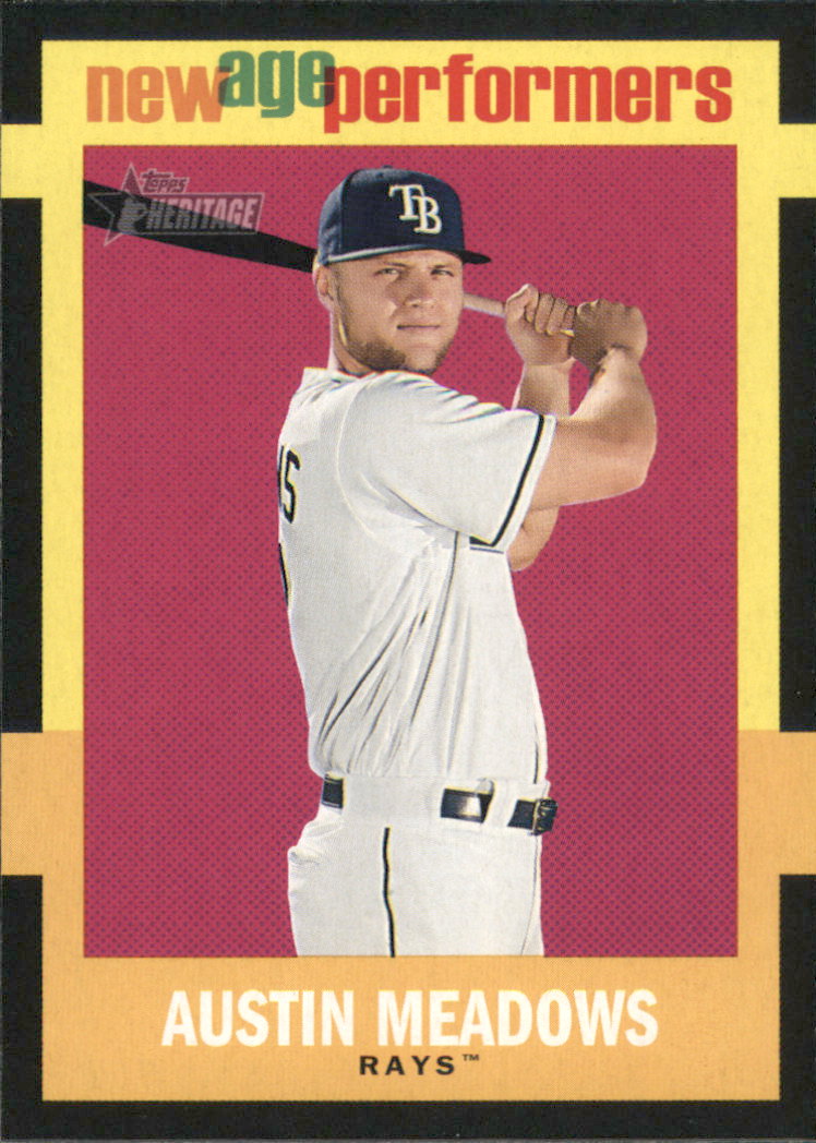 2020 Topps Heritage New Age Performers #NAP22 Austin Meadows