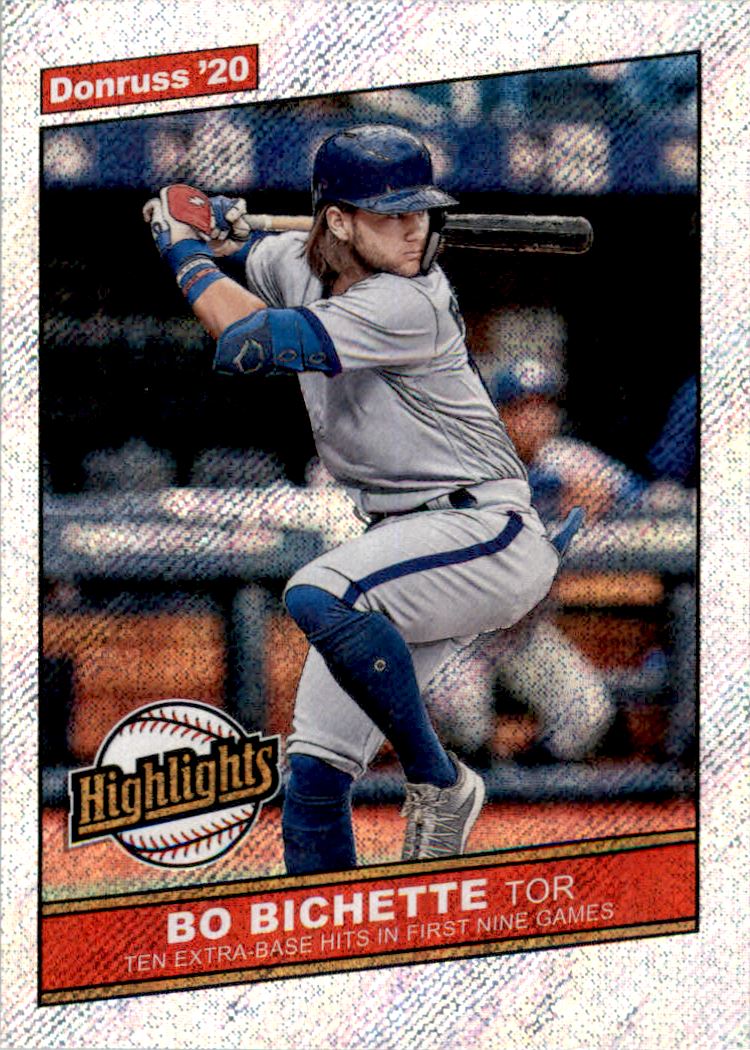 2020 Donruss Highlights Rapture #12 Bo Bichette - NM-MT