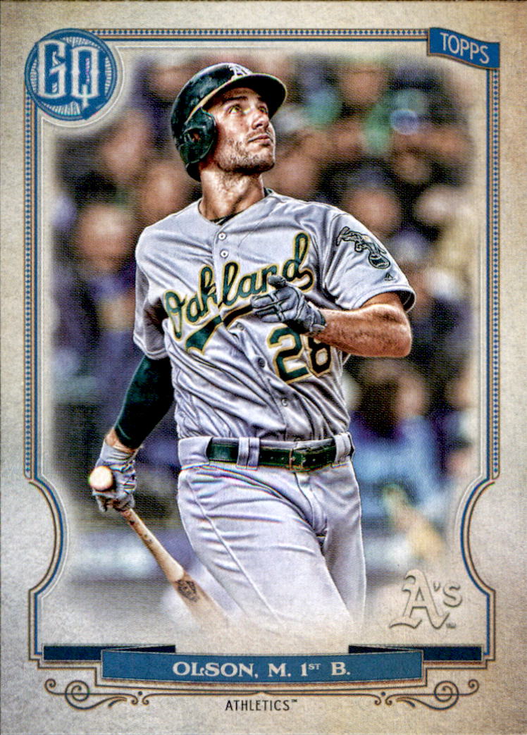  2022 Topps Heritage #48 Matt Olson Oakland Athletics