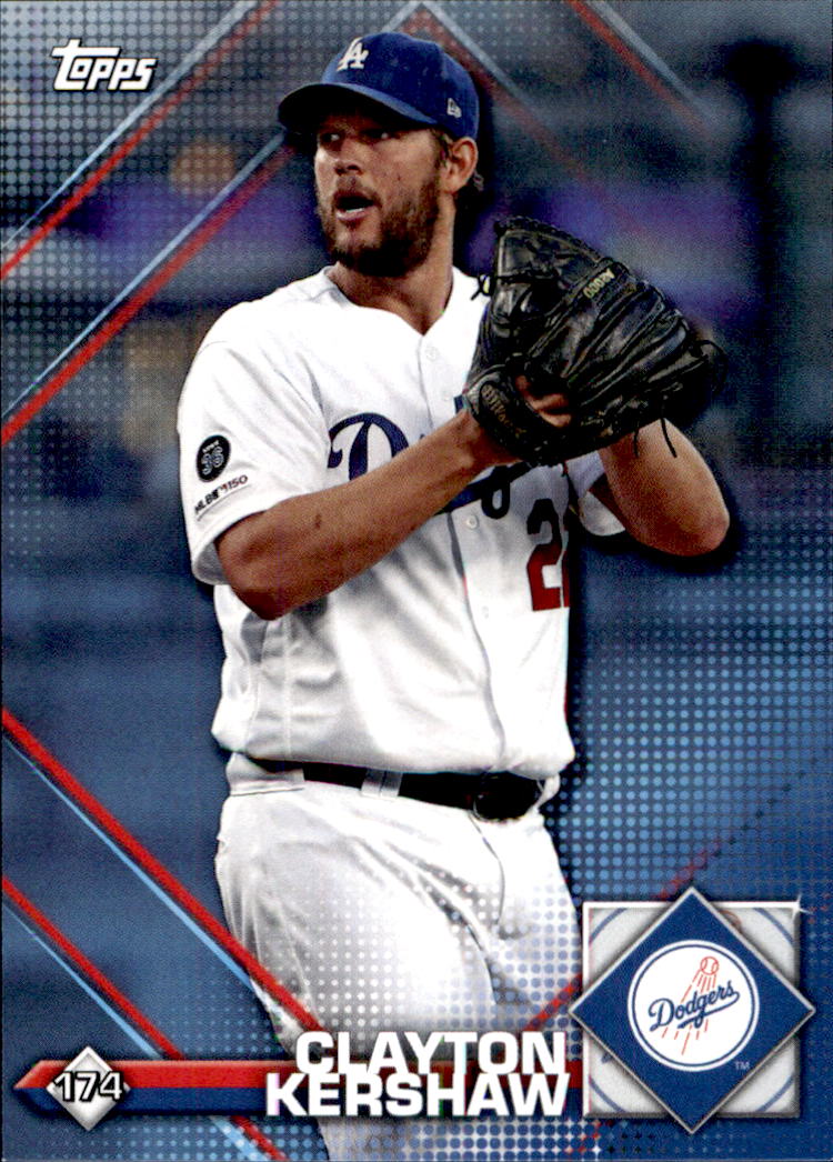 2020 Topps Stickers Cards #26 Clayton Kershaw