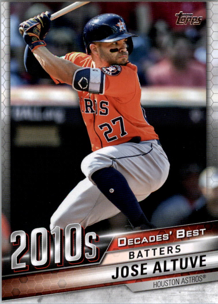2020 Topps Update Decades' Best #DB80 Jose Altuve