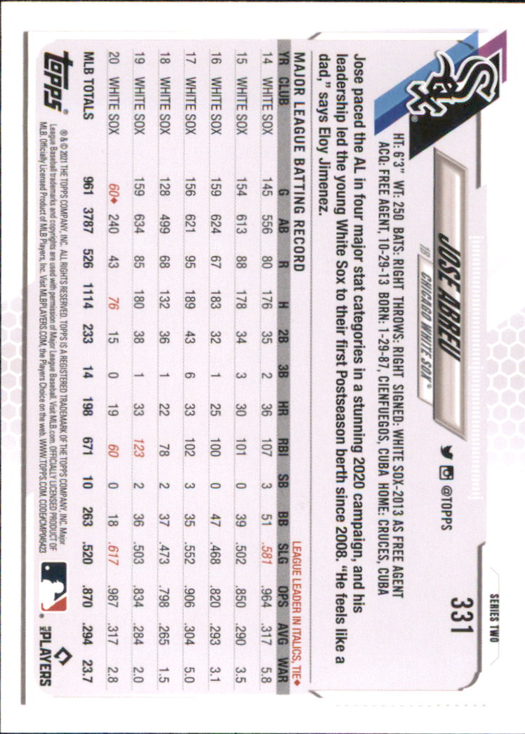 A7598- 2021 Topps Baseball Cards 251-500 +Rookies -You Pick- 15+ FREE US SHIP - Picture 151 of 449