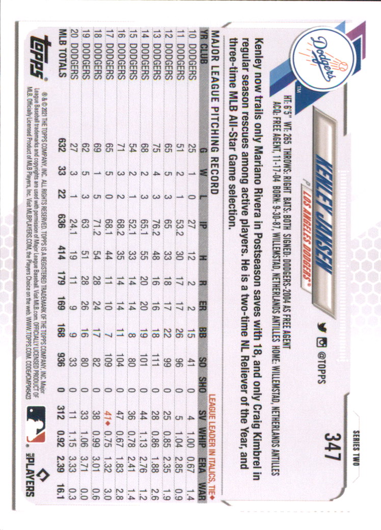 A7598- 2021 Topps Baseball Cards 251-500 +Rookies -You Pick- 15+ FREE US SHIP - Picture 181 of 449