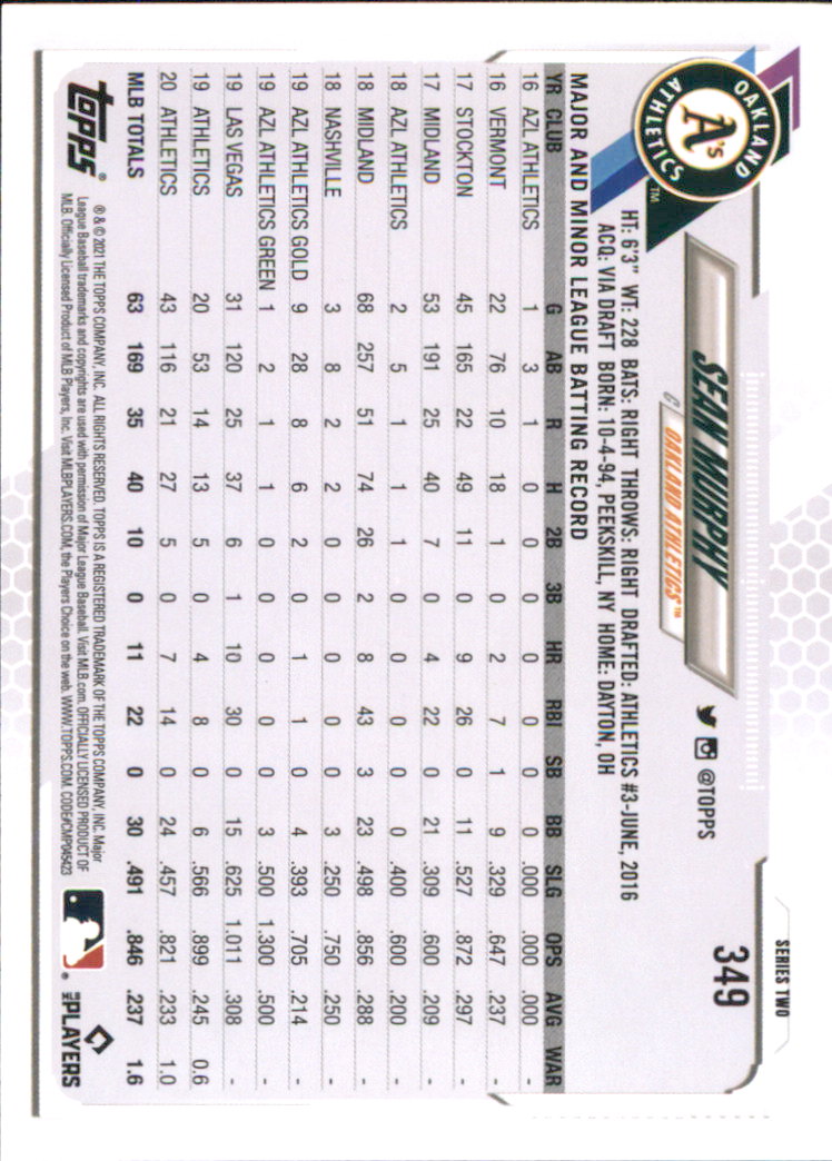 A7598- 2021 Topps Baseball Cards 251-500 +Rookies -You Pick- 15+ FREE US SHIP - Picture 185 of 449