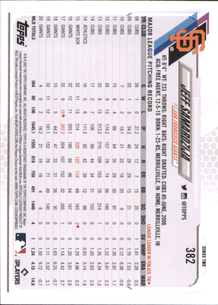 A7598- 2021 Topps Baseball Cards 251-500 +Rookies -You Pick- 15+ FREE US SHIP - Picture 245 of 449