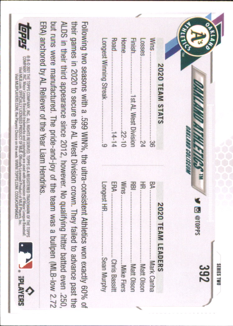 A7598- 2021 Topps Baseball Cards 251-500 +Rookies -You Pick- 15+ FREE US SHIP - Picture 261 of 449