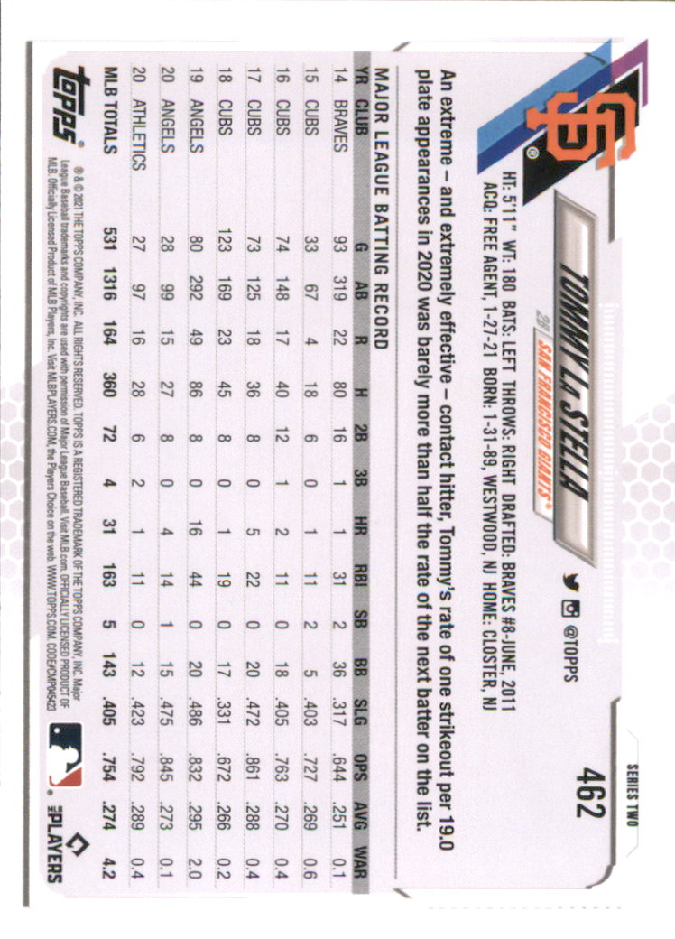 A7598- 2021 Topps Baseball Cards 251-500 +Rookies -You Pick- 15+ FREE US SHIP - Picture 379 of 449