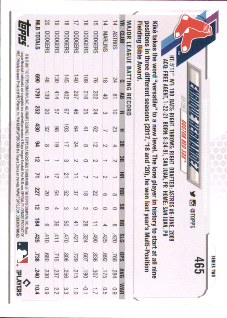 A7598- 2021 Topps Baseball Cards 251-500 +Rookies -You Pick- 15+ FREE US SHIP - Picture 385 of 449