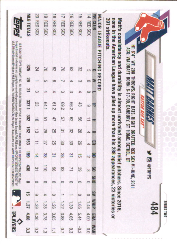 A7598- 2021 Topps Baseball Cards 251-500 +Rookies -You Pick- 15+ FREE US SHIP - Picture 419 of 449