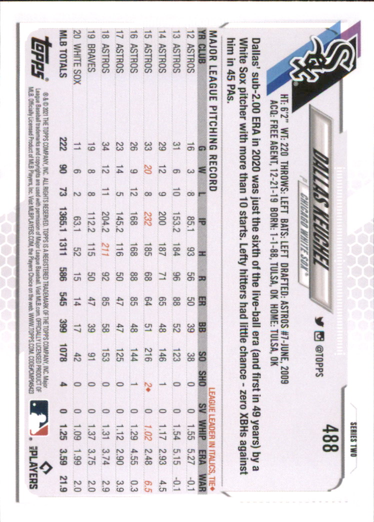 A7598- 2021 Topps Baseball Cards 251-500 +Rookies -You Pick- 15+ FREE US SHIP - Picture 427 of 449