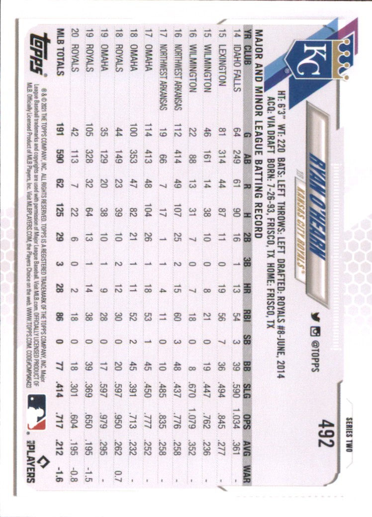 A7598- 2021 Topps Baseball Cards 251-500 +Rookies -You Pick- 15+ FREE US SHIP - Picture 435 of 449