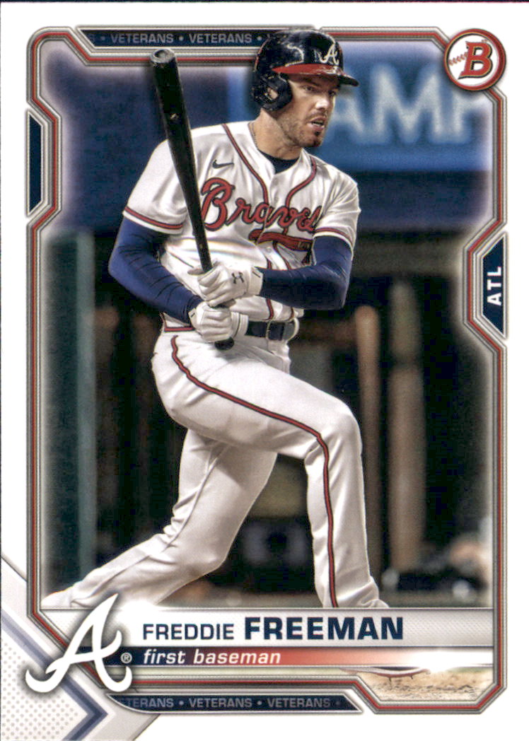 2021 Bowman #14 Freddie Freeman