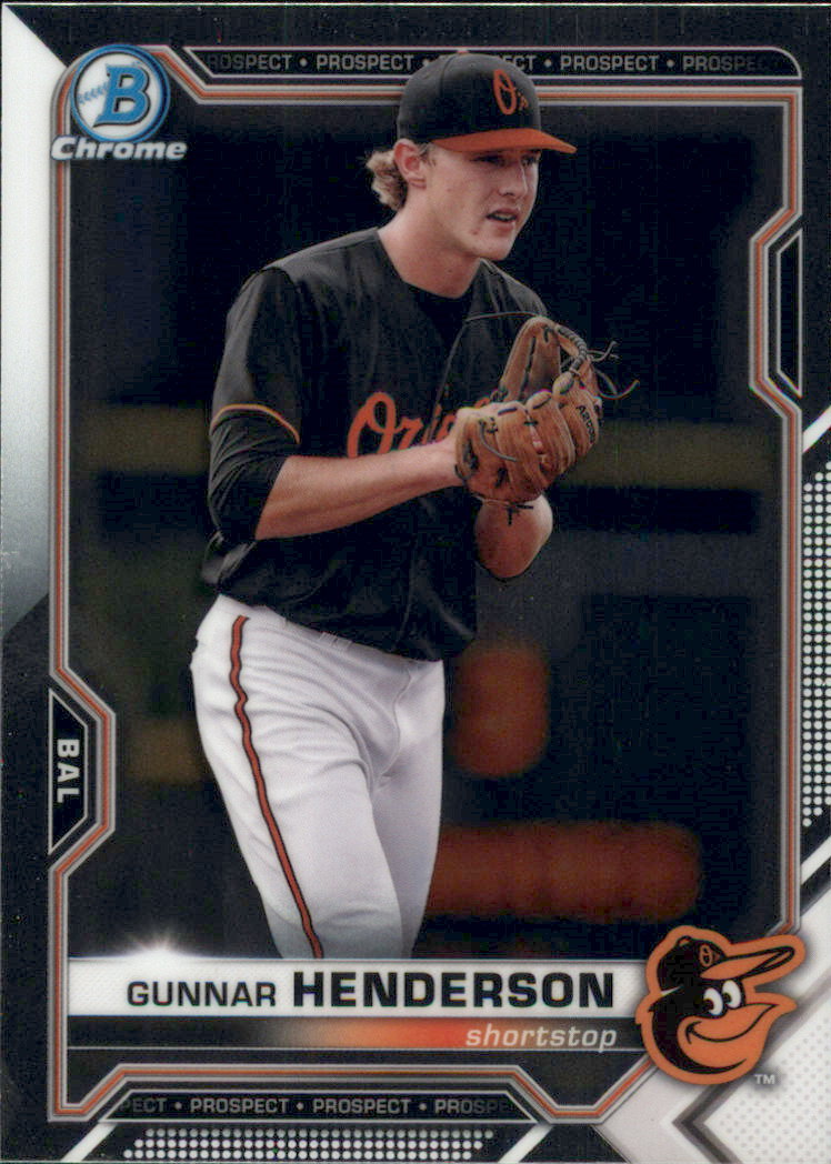 2021 Bowman Chrome Prospects #BCP49 Gunnar Henderson