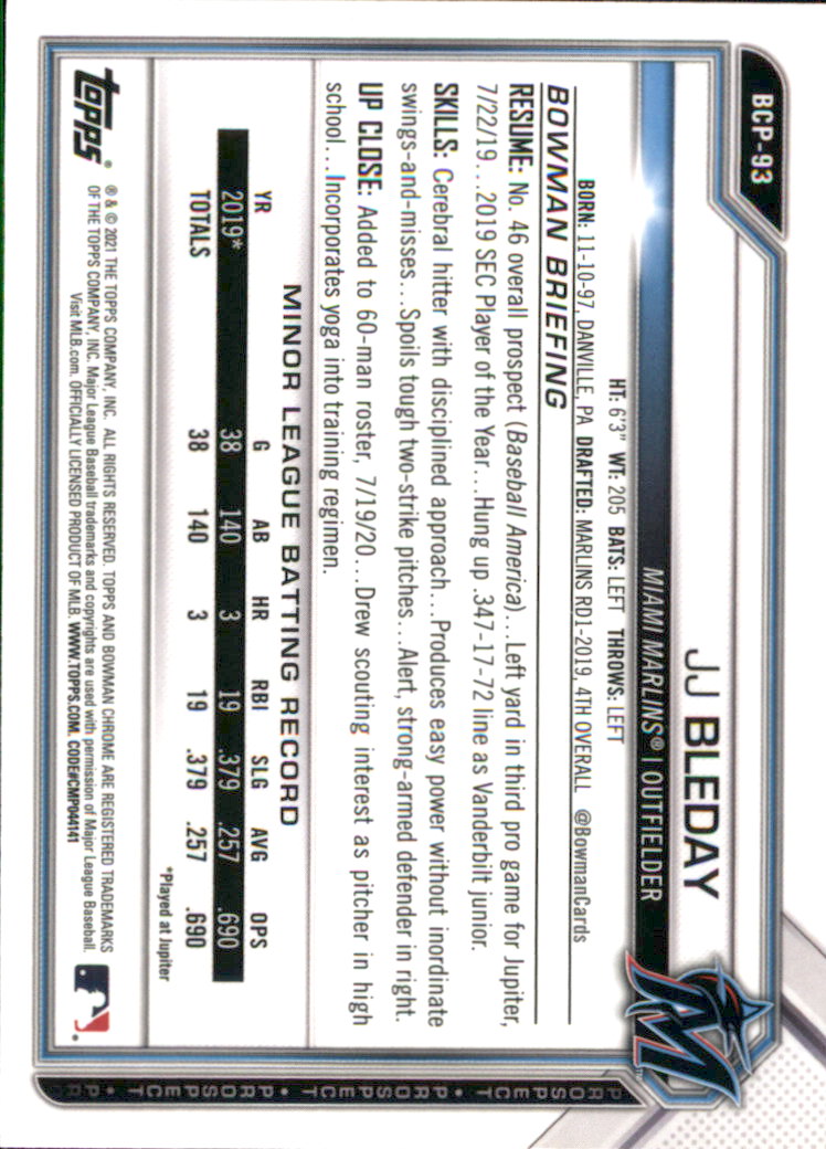 A9672- 2021 Bowman Chrome BB Assorted Insert Card1 -You Pick- 15+ FREE US SHIP - Picture 23 of 467
