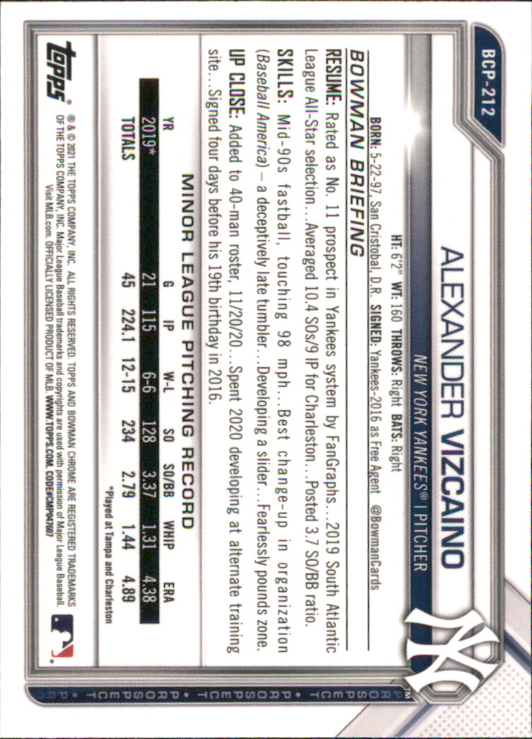 A9672- 2021 Bowman Chrome BB Assorted Insert Card1 -You Pick- 15+ FREE US SHIP - Picture 231 of 467