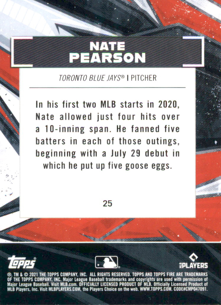 B0977- 2021 Topps Fire Baseball Cards #s 1-200 -You Pick- 15+ FREE US SHIP - Picture 23 of 149
