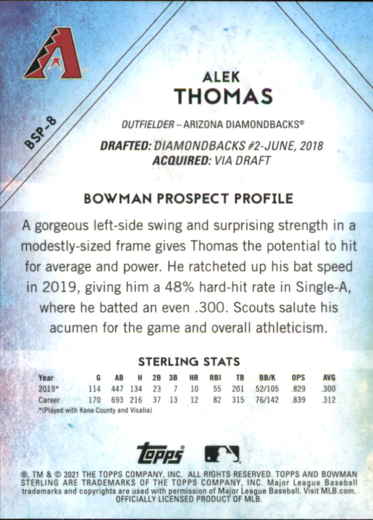 B6719- 2021 Bowman Sterling Baseball Assorted Cards -You Pick- 15+ FREE US SHIP - Picture 27 of 203