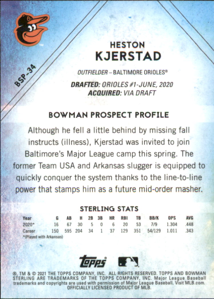 B6719- 2021 Bowman Sterling Baseball Assorted Cards -You Pick- 15+ FREE US SHIP - Picture 73 of 203