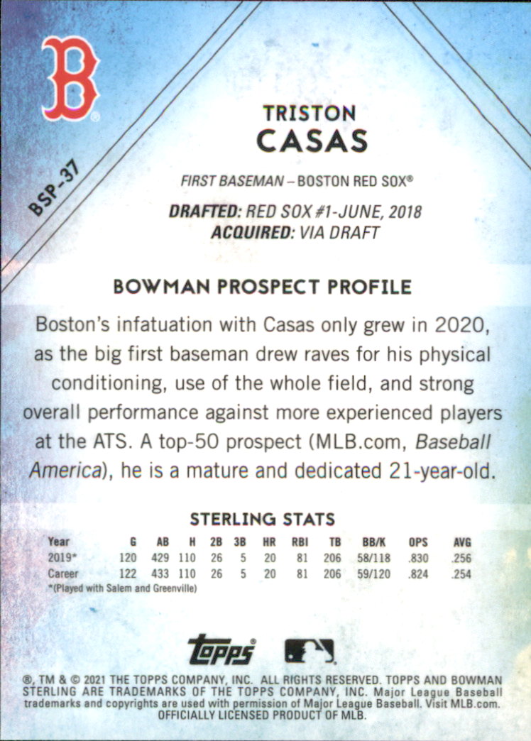 B6719- 2021 Bowman Sterling Baseball Assorted Cards -You Pick- 15+ FREE US SHIP - Picture 79 of 203