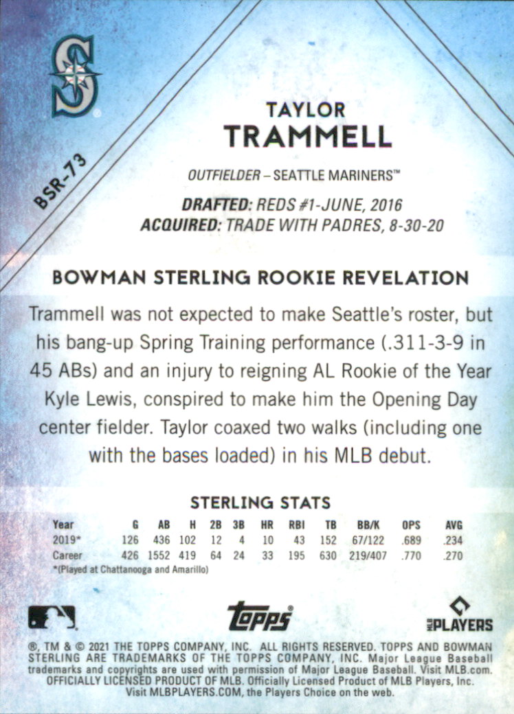 B6719- 2021 Bowman Sterling Baseball Assorted Cards -You Pick- 15+ FREE US SHIP - Picture 149 of 203
