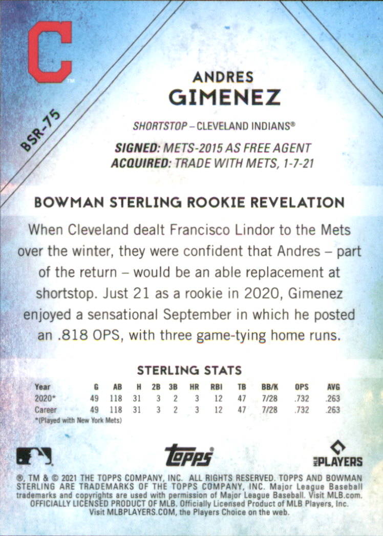 B6719- 2021 Bowman Sterling Baseball Assorted Cards -You Pick- 15+ FREE US SHIP - Picture 153 of 203
