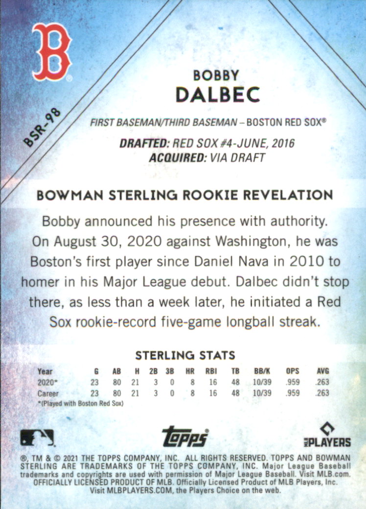 B6719- 2021 Bowman Sterling Baseball Assorted Cards -You Pick- 15+ FREE US SHIP - Picture 199 of 203