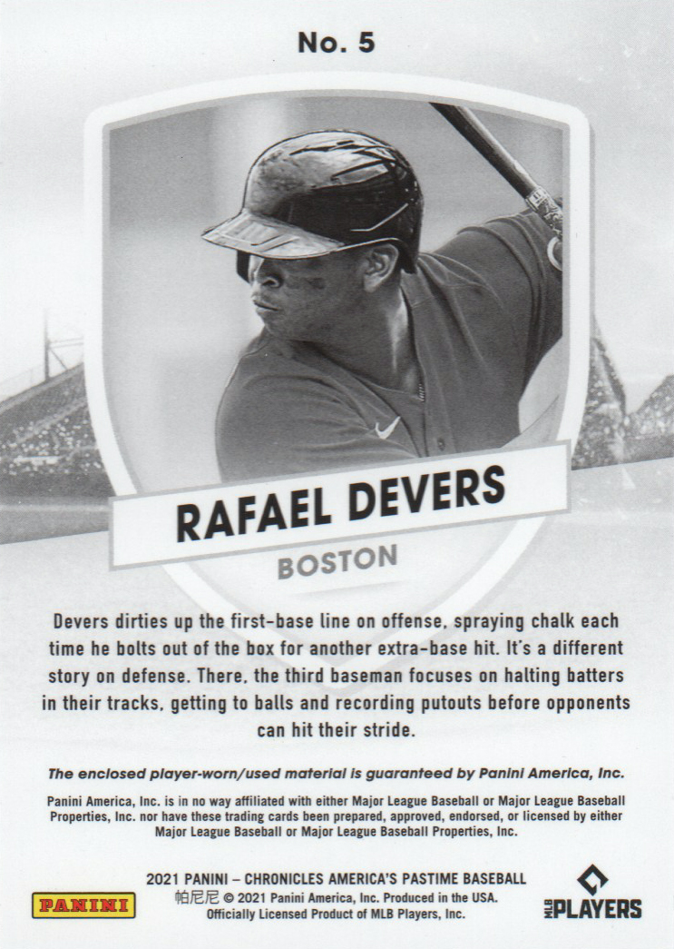 Sports Card Back