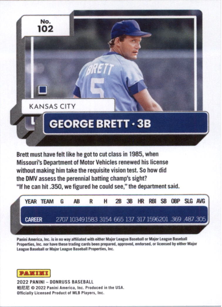 George Brett cards (1987-2024) Royals - You Choose