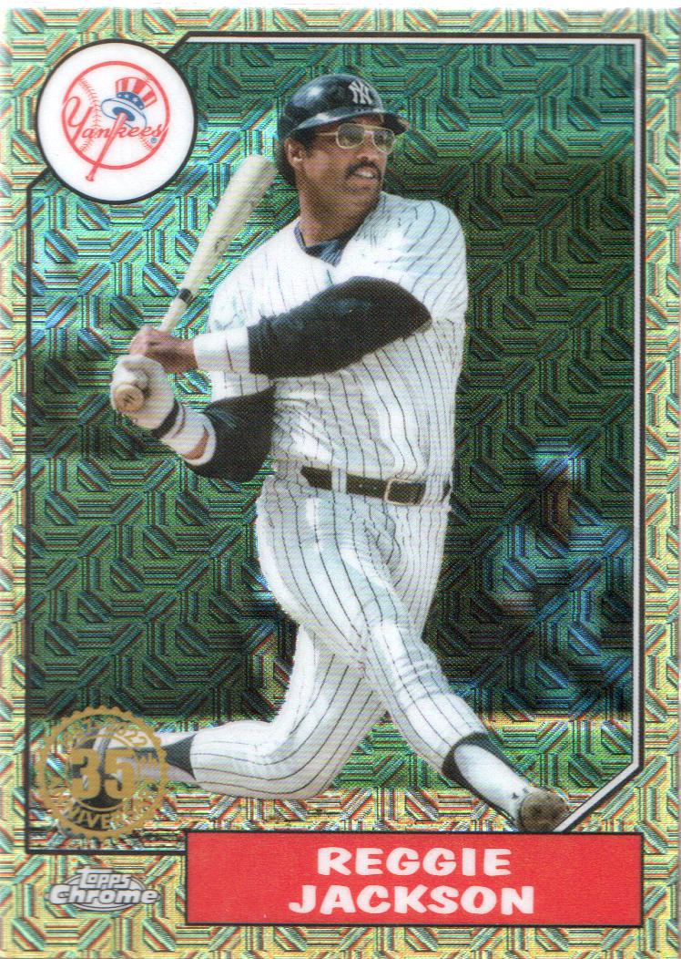 2022 Topps Update '87 Topps Silver Pack Chrome #T87C63 Reggie Jackson