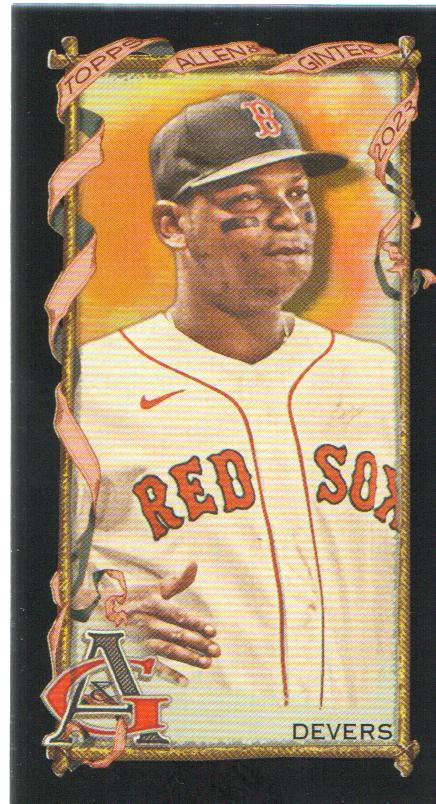 2023 Topps Black & White Sepia Filter Rafael Devers AUTO /75 #78-A