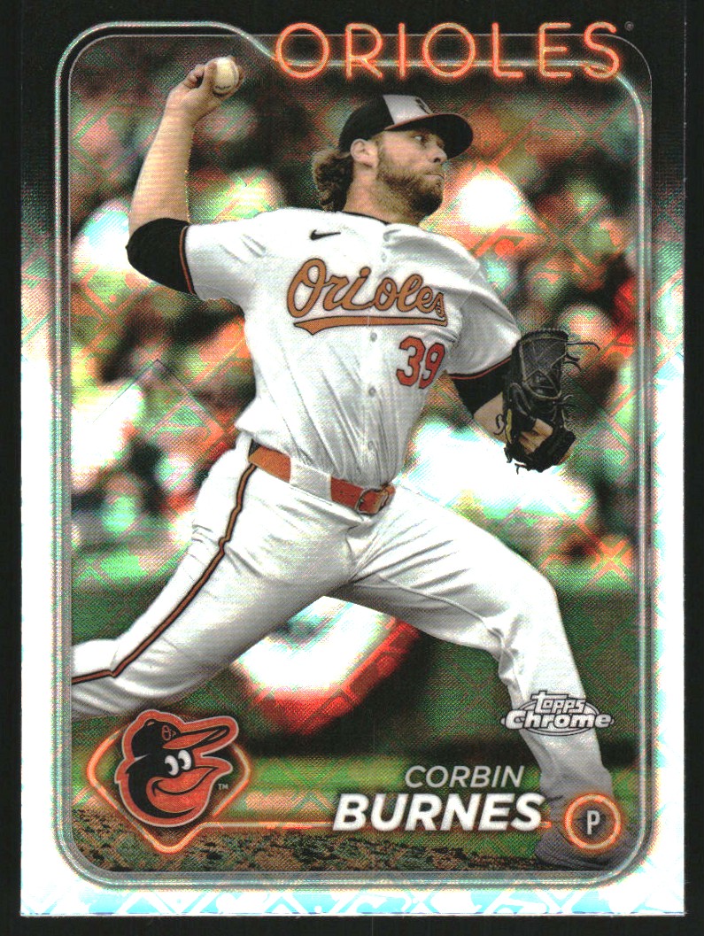2024 Topps Chrome Baseball Logofractor Parallel Singles - You Choose