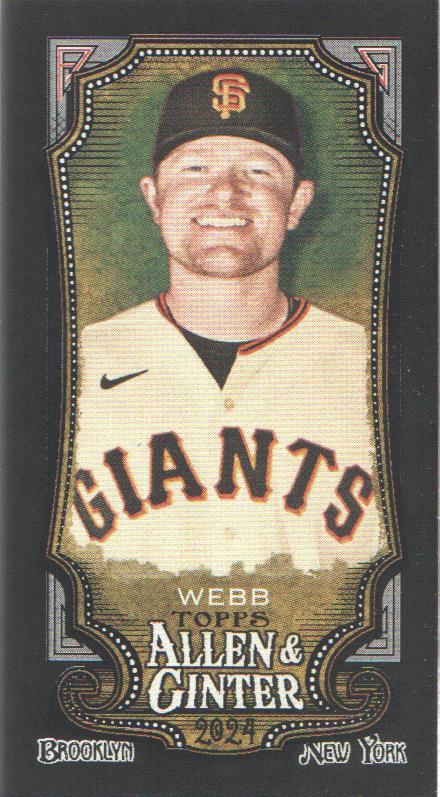 2024 Topps Allen & Ginter - Mini Black Border #198 Babe Ruth