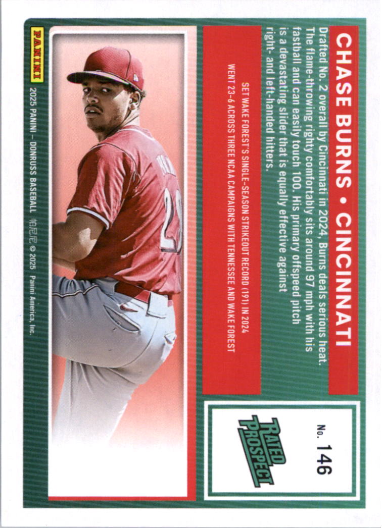 2025 Donruss #146 Chase Burns