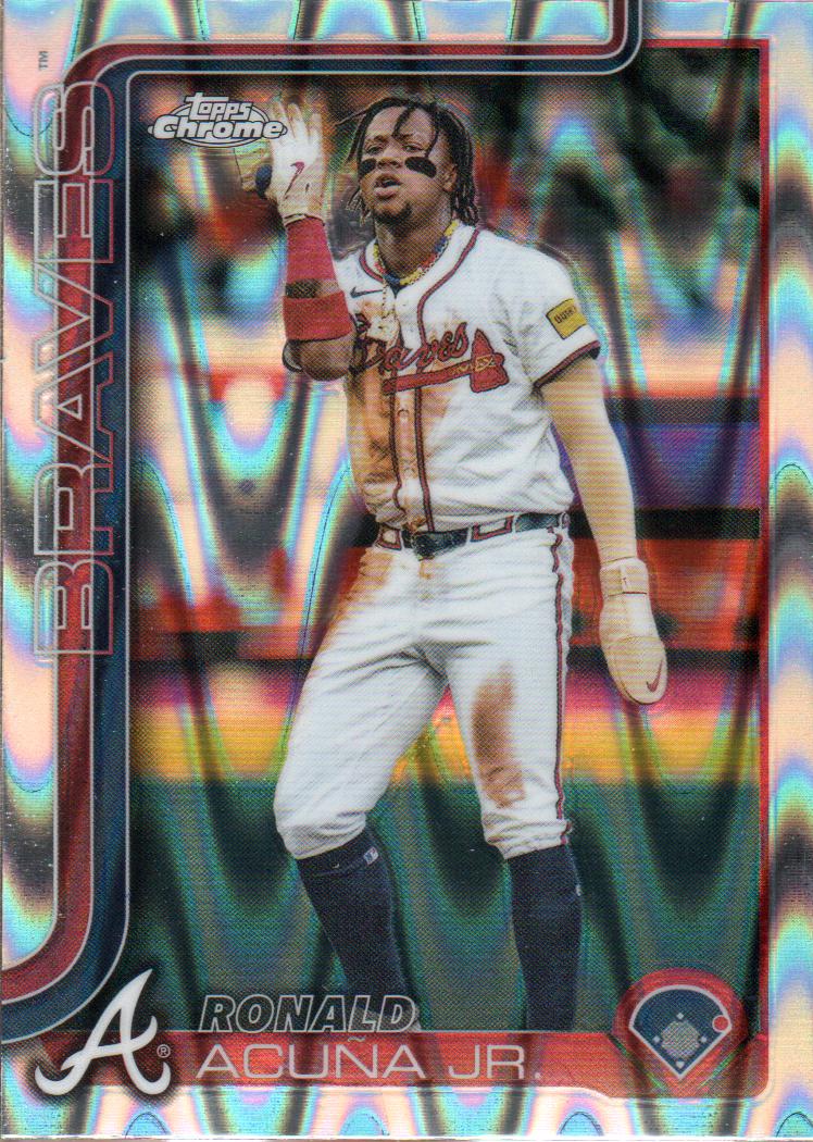 Topps Chrome Ronald Acuna Jr. 99シリ SP 2025 Topps Chrome RayWave 
