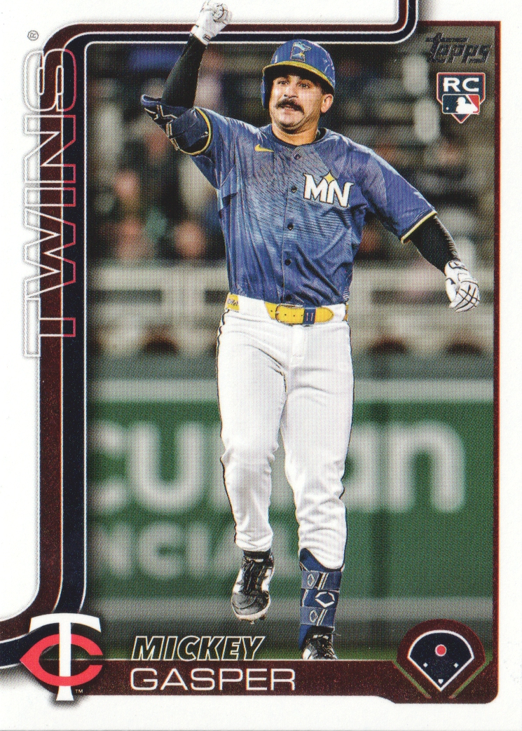 2025 Topps Chrome Rookie Autographs Refractors #RAMG Mickey Gasper