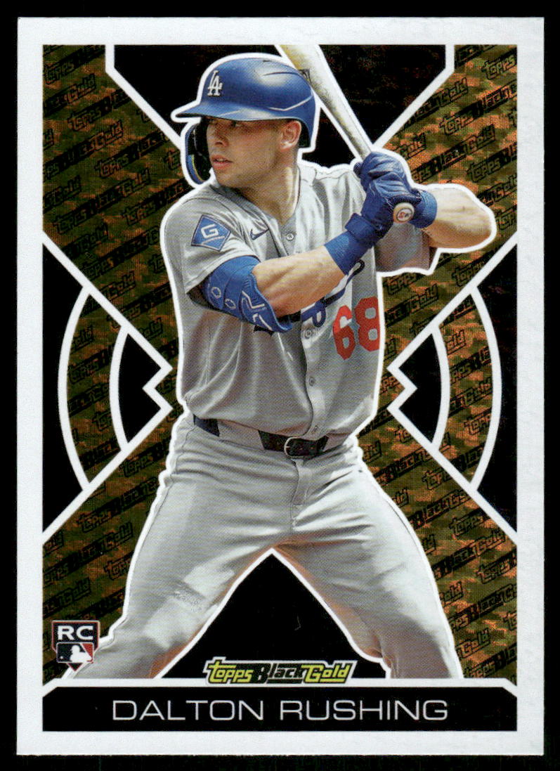 2025 Topps Update Black Gold #BG4 Dalton Rushing