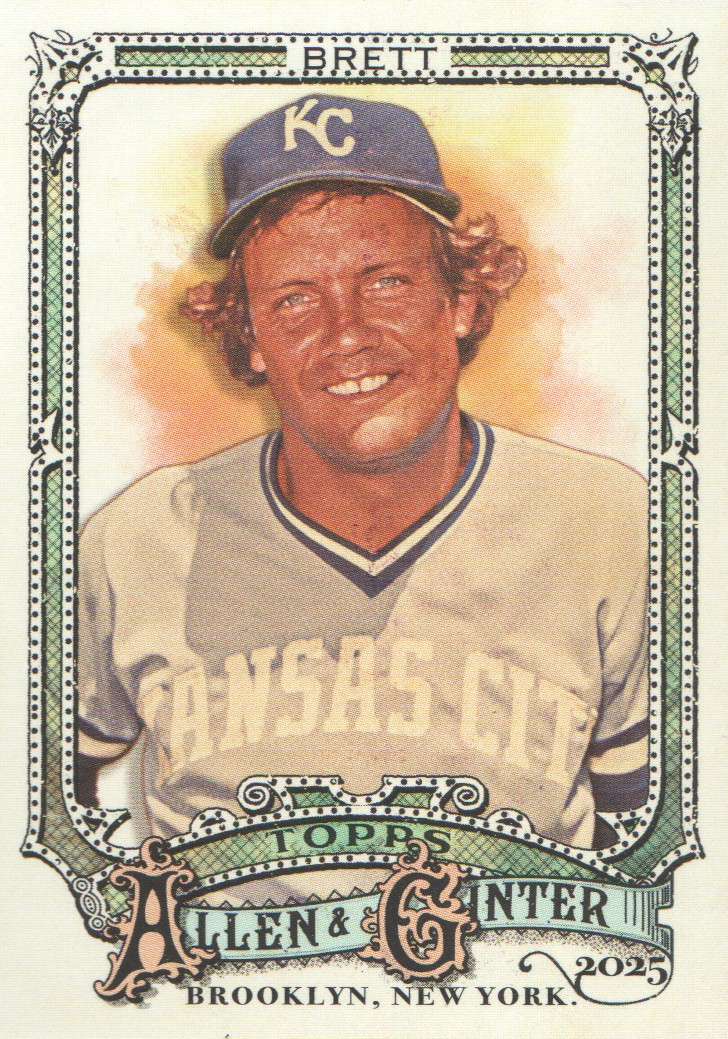 2025 Topps Allen and Ginter #308 George Brett SP on Fanatics Collect