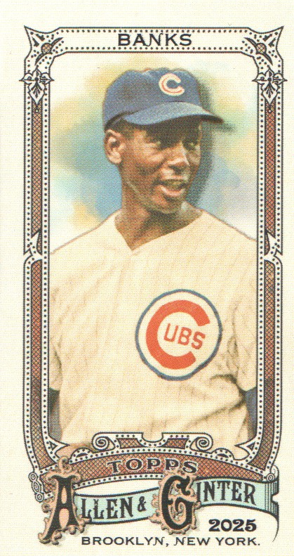 2025 Topps Allen and Ginter Mini #54 Ernie Banks