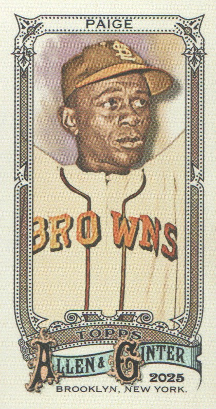 2025 Topps Allen and Ginter Mini #57 Satchel Paige
