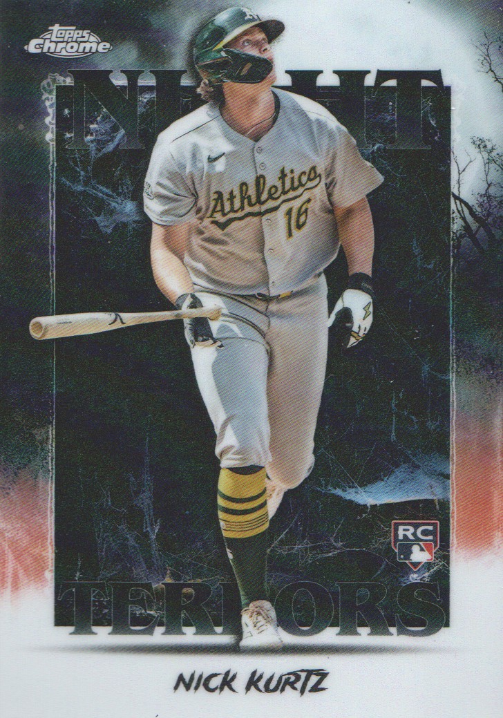 2025 Topps Chrome Update Night Terrors #NT5 Nick Kurtz